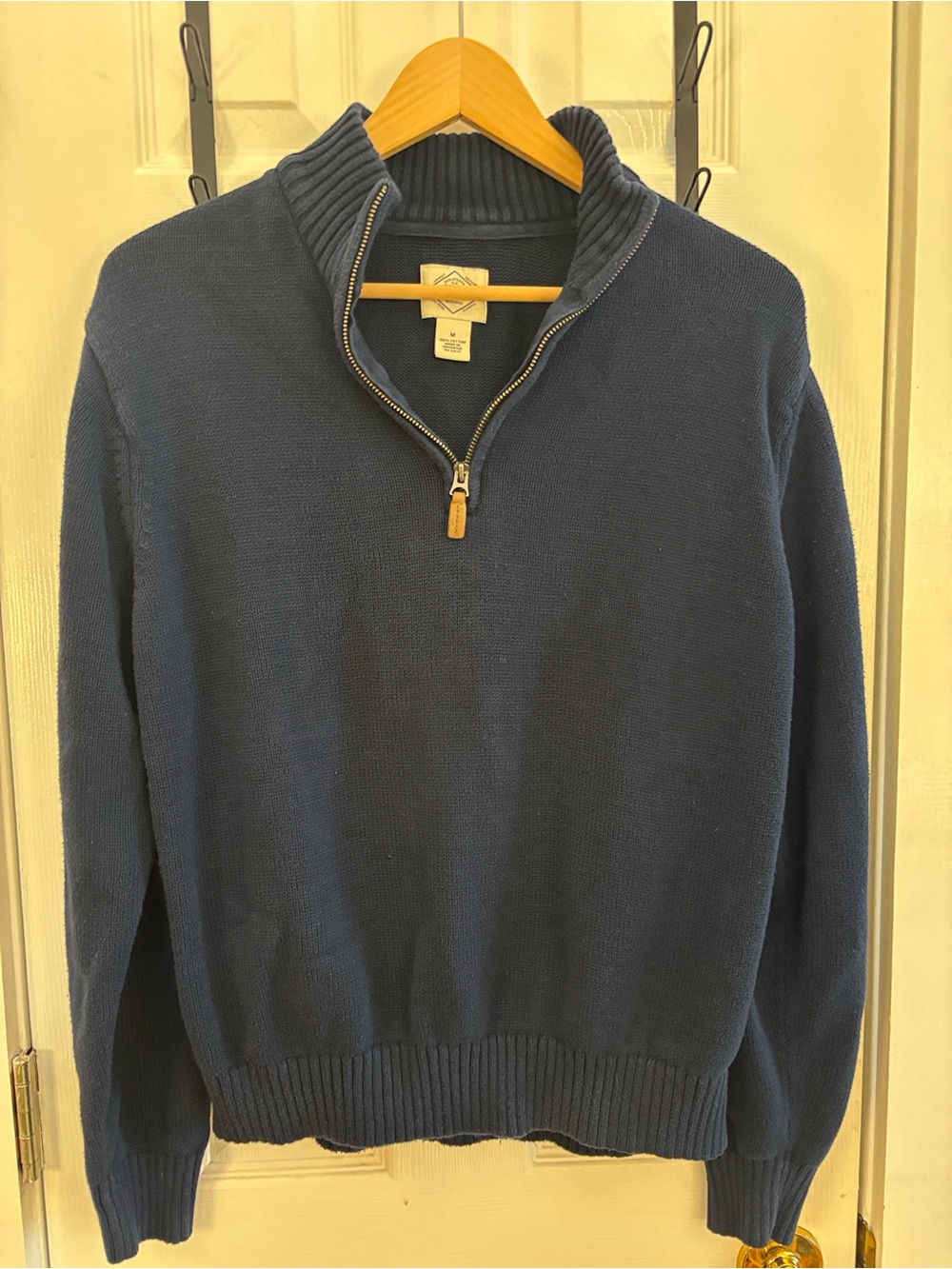 St. John's Bay Men’s Navy Half-Zip Sweater